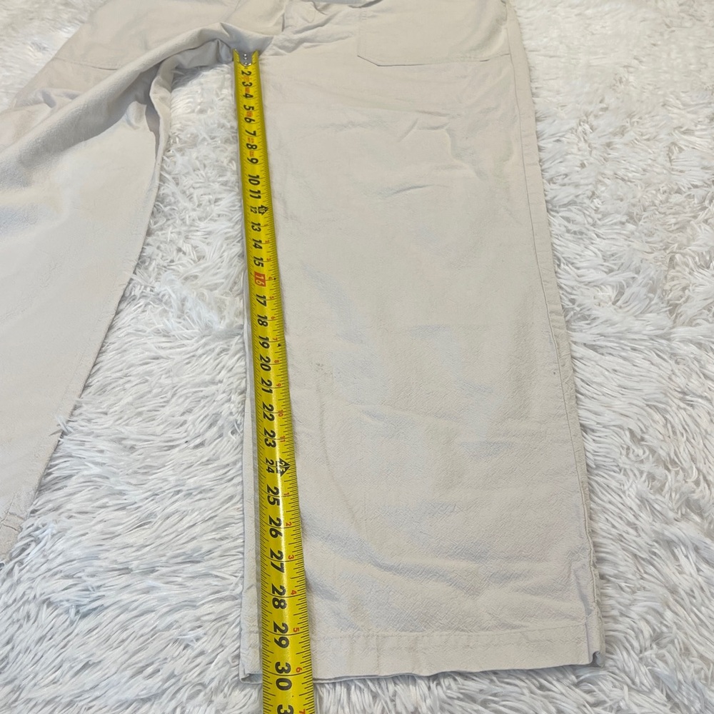 BASIX LIFESTYLE WOMENS SIZE M Beige Casual Drawstring Pants SIZE M  UNISEX - Picture 3 of 7